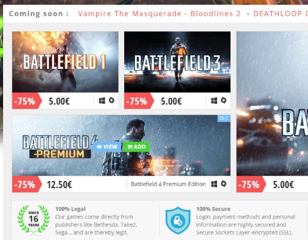 DLGamer is a digital retailer specialized in PC gaming.